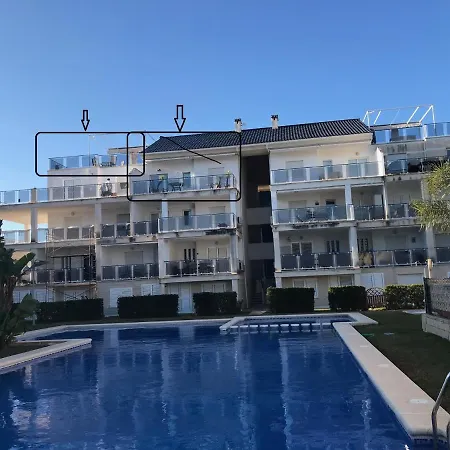 Penthouse Playa Rabdells With Pool And Seaview