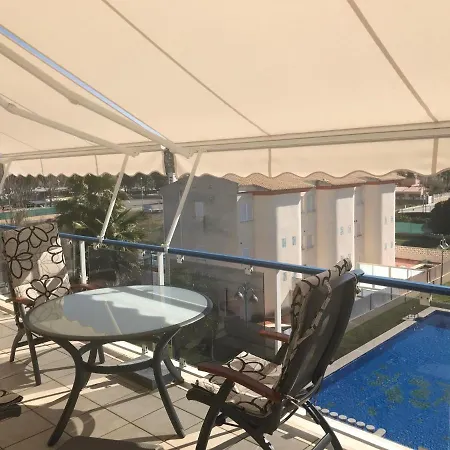 Penthouse Playa Rabdells With Pool And Seaview