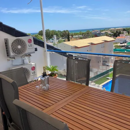 Penthouse Playa Rabdells With Pool And Seaview Apartment *